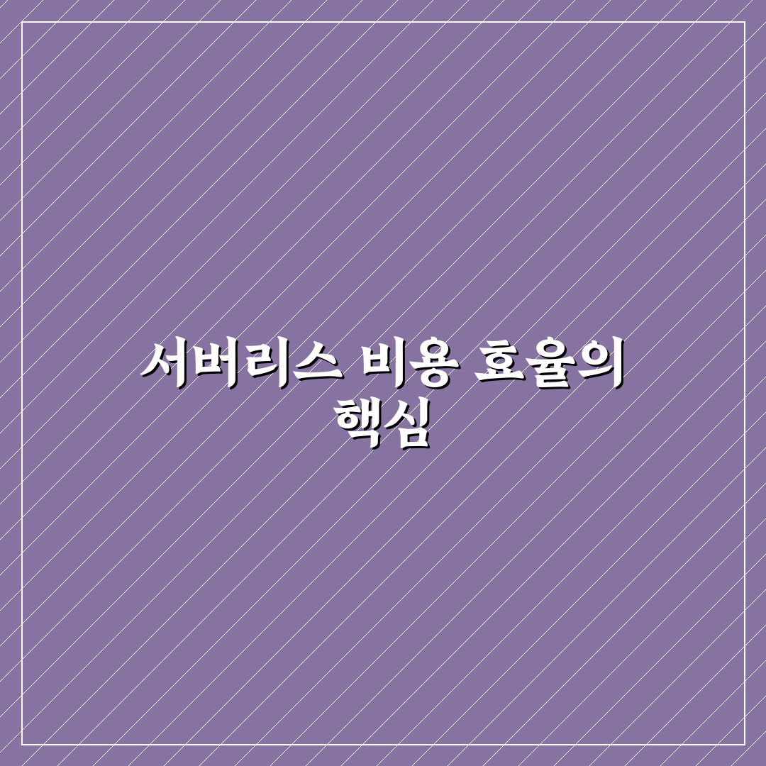 서버리스 아키텍처 비용 최적화 5가지 핵심 기준 분석
