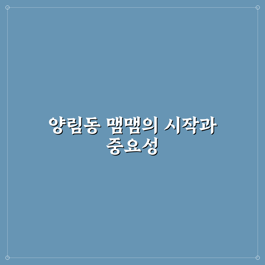 양림동 맴맴 방문 전 꼭 확인할 5가지 비교 기준