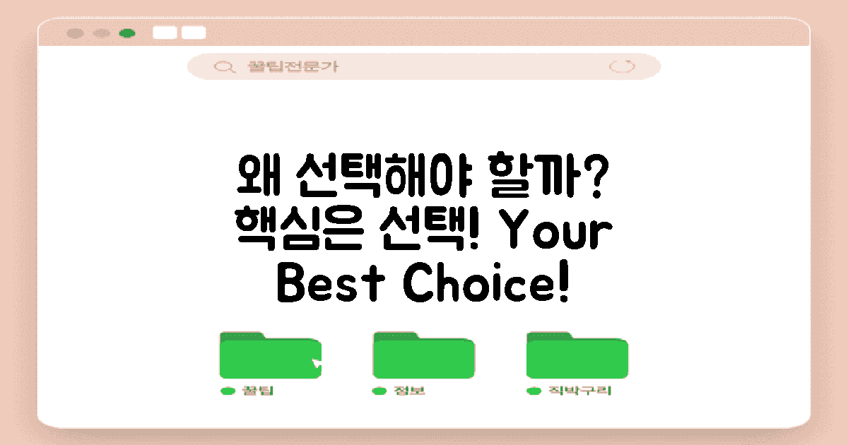 왜 선택해야 할까?