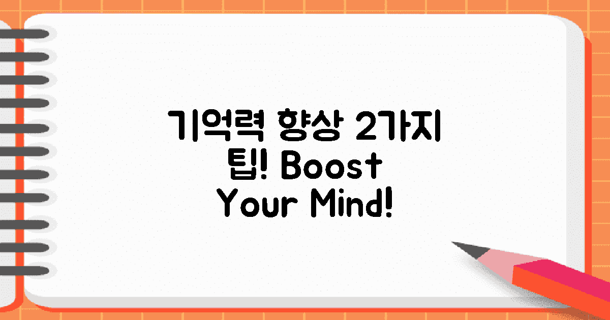 2가지 기억력 향상 방법