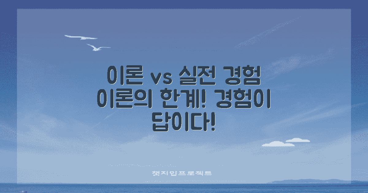 이론 vs 실전 경험