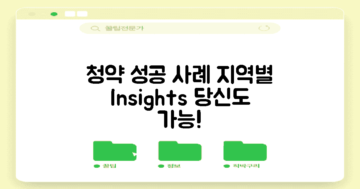 지역별 청약 성공 사례