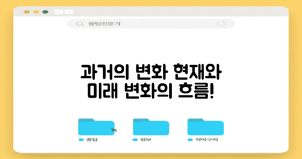 과거와 현재의 변화