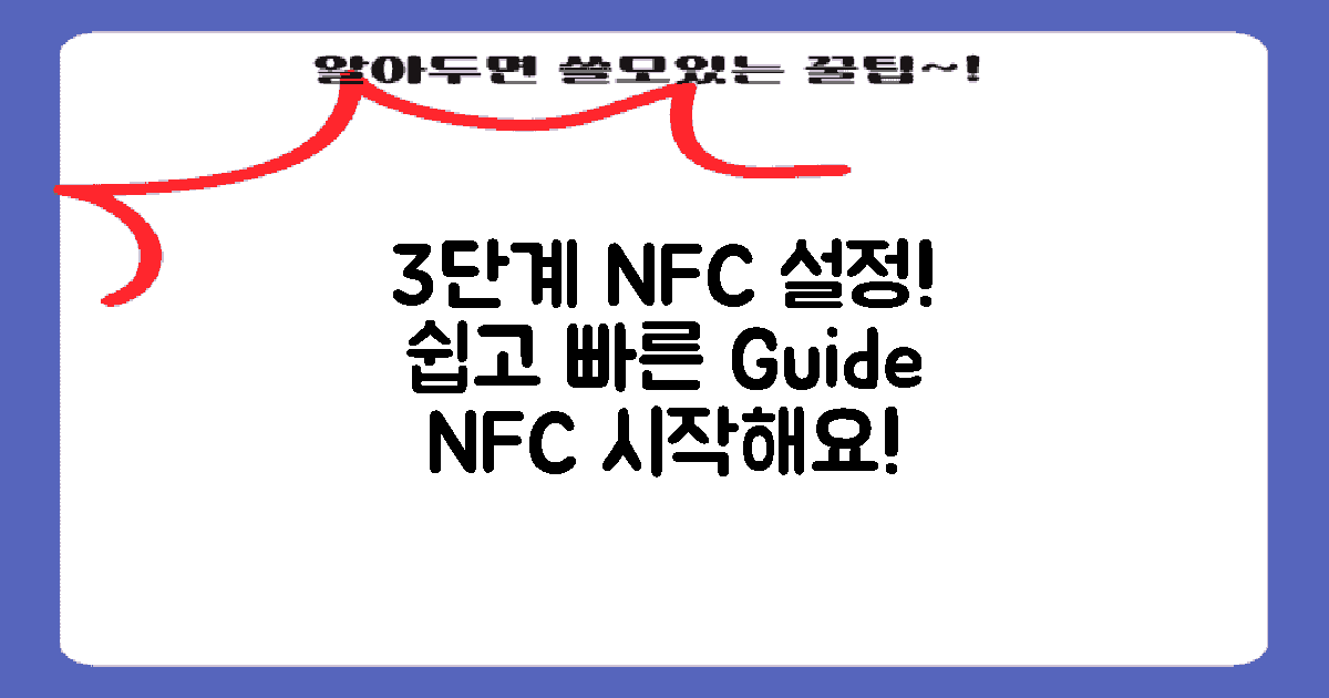 3단계 NFC 설정 가이드
