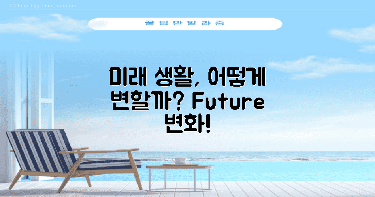 미래 생활은 어떻게 변할까?