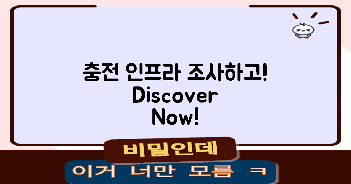 충전 인프라를 조사하세요