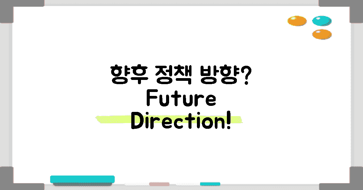 향후 정책 방향은?