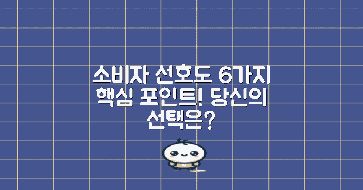 6가지 소비자 선호도