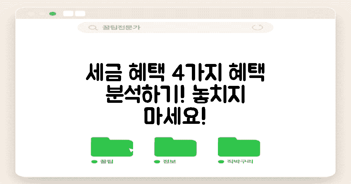 4가지 세금 혜택 분석