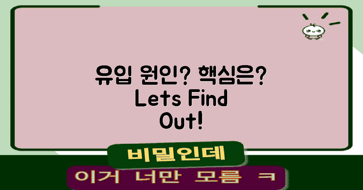 사용자 유입 원인은?