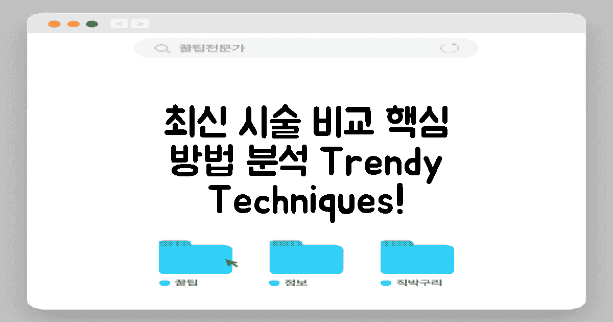 최신 시술 방법 비교